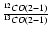 $\frac{^{12}CO(2-1)}{^{13}CO(2-1)}$