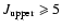 $J_{\rm upper} \geqslant 5$