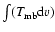 $\int(T_{\rm mb}{\rm d}v)$