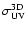 $\sigma ^{\rm 3D}_{\rm UV}$