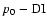 $p_0-{\rm DI}$