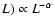 $L) \propto L^{-\alpha}$