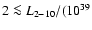 $2 \la L_{2-10}/(10^{39}$