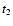$t_{\mbox{\tiny 2}}$
