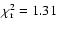 $\chi^2_{\rm r}=1.31$