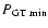 $P_{\rm GT~ min}$