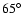 $65^{\circ}$