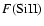 $F({\rm SiII})$