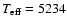 $T_{\rm eff}= 5234$