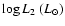 $\log{L_{2}~(L_{\odot})}$
