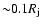${\sim} 0.1 R_{\rm j}$