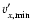 $v'_{x,\min}$