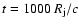 $t= 1000~R_{\rm j}/c$