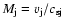 $M_{\rm j} = {v_{\rm j}}/{c_{\rm sj}}$