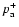 $p_{\rm a}^+$
