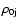 $\rho _{\rm0j}$