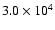 $3.0\times10^{4}$