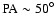 $\rm PA\sim {50}^{\circ}$