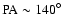 $\rm PA\sim {140}^{\circ}$