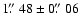 $1\hbox{$.\!\!^{\prime\prime}$ }48 \pm 0\hbox{$.\!\!^{\prime\prime}$ }06$