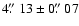 $4\hbox{$.\!\!^{\prime\prime}$ }13 \pm 0\hbox{$.\!\!^{\prime\prime}$ }07$