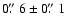 $0\hbox{$.\!\!^{\prime\prime}$ }6 \pm 0\hbox{$.\!\!^{\prime\prime}$ }1$