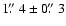 $1\hbox{$.\!\!^{\prime\prime}$ }4 \pm 0\hbox{$.\!\!^{\prime\prime}$ }3$