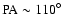 $\rm PA\sim {110}^{\circ}$