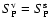 $S^{\rm v}_{\rm P} = S^{\rm s}_{\rm P}$