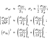 \begin{eqnarray*}\sigma_{m^{\rm v}}&\approx&\frac{\sigma_{\rm QU}}{S_{\rm I}}; ~...
...\rm QU}}{2 S^{\rm v}_{\rm P}}
\right)_{\!\! \nu_1}^{\!\! 2}\cdot
\end{eqnarray*}