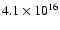 $4.1\times 10^{16}$