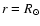 $r = R_\odot$