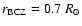 $r_{{\rm BCZ}} = 0.7~R_\odot$