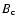 $B_{\rm c}$