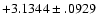 $+3.1344\pm .0929$