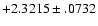 $+2.3215\pm .0732$