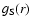 $g_{\rm {S}}(r)$