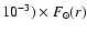 $10^{-3})\times F_{\odot}(r)$