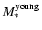 $M_{\rm *}^{\rm young}$