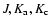 $J, K_{\rm a}, K_{\rm c}$