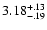 $\rm 3.18^{+.13}_{-.19 }$