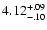 $\rm 4.12^{+.09}_{-.10 }$
