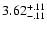 $\rm 3.62^{+.11}_{-.11 }$
