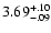 $\rm 3.69^{+.10}_{-.09 }$