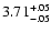 $\rm 3.71^{+.05}_{-.05 }$