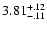 $\rm 3.81^{+.12}_{-.11 }$