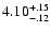 $\rm 4.10^{+.15}_{-.12 }$