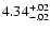 $\rm 4.34^{+.02}_{-.02 }$