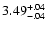 $\rm 3.49^{+.04}_{-.04 }$