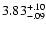 $\rm 3.83^{+.10}_{-.09 }$